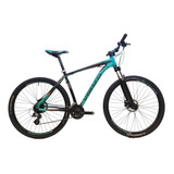 Mountain Bike Venzo Primal Xc  2021 R29 S 24v Frenos De Disco Hidráulico Cambios Sensah Mx8 Color Negro/celeste/naranja  