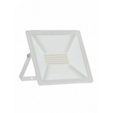 Refletor Holofote Branco Led Tr Slim 50w 3000k Taschibra