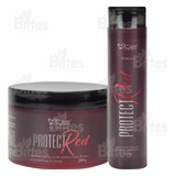 Kit Protect Red Suave Fragrance Cosméticos Vermelho Intenso