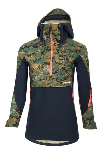 Anorak De Hombre Sacha Ansilta Goretex Camuflado Ski