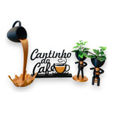 Kit Cantinho Do Café, Vasinho C/ Plantas, Modelo Reforçado