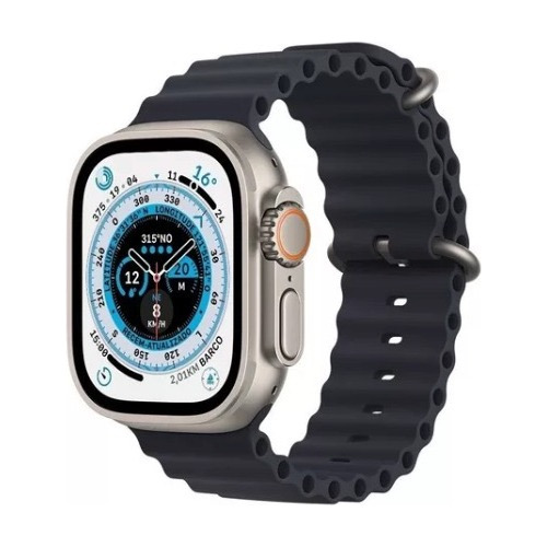 Apple watch ultra Titânio 49mm Oceano Meia-noite 