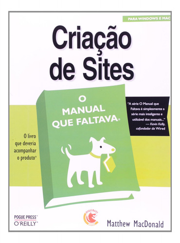 Livro Criação De Sites: O Manual Que Faltava