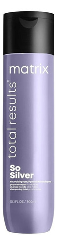  Shampoo Morado Matrix So Silver Para Cabellos Rubios 300 Ml