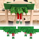 Anminy 4 Bandas Decorativas Para Sillas De Navidad, Elástica