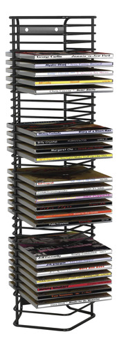 Cd Tower Atlantic Onyx 35 Cd, Acero Negro Mate