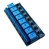 Modulo Relevador De 8 Canales A 5v 10a Lowlevel Relay Rele