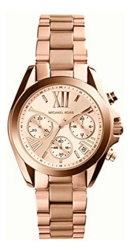 Michael Kors Bradshaw Mk5799 Reloj En Tono Dorado Rosa Para