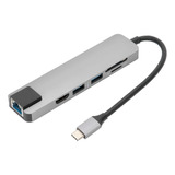 Hub Externo Extendido 6 En 1, Pantalla Usb 3.0 Hdmi Rj45