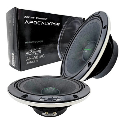 Par Medio Rango 8 Deaf Bonce Arnold 300w Rms Ap-w81ac Color Negro | Envío gratis