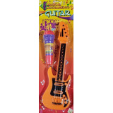 Guitarra Y Microfono Eco Infantil Jretro