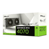 Pny Geforce Rtx 4070 Tarjeta Gráfica Verto Dual Fan Dlss