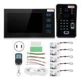 Id De Contraseña De Interfono Con Videoportero Lcd Tft De 7