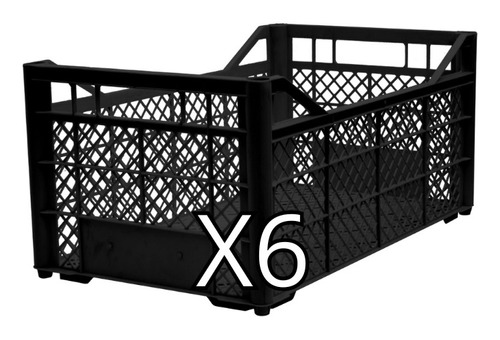Cajas X6 Apilables Organizador Hogar Interior Roperos Baño