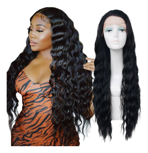 Peruca Front Lace Wig Lisa 80 Cm  Repartição Livre + Touca