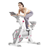 Bicicletas Grandes Fija Deportiva Spinnin Profesional 15kg Color Blanco Tamaño Del Cuadro 16