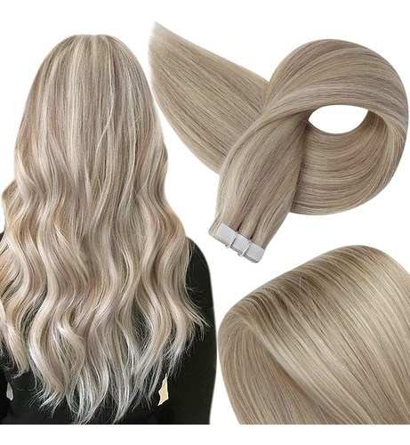 Extensiones De Cabello Real 18 Fading To 22 Blonde 24in 50gr