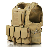 Chaleco Táctico Para Airsoft Militar, Equipo Molle Vest