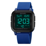 Skmei Reloj Deportivo Digital Para Hombre, Ultra Delgado, D.