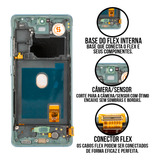 Tela Frontal S20fe 4g - 5g Com Aro Original Comp C/ Samsung