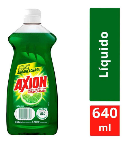 Lavatrastes Líquido Axion Limón 640ml