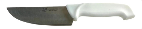 Cuchillo Cocina Carnicero 6 Pulgadas Mango Blanco Acero Inox