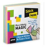 Bloco Post-it Refil Stick Magic 76x76 C /1 Blocos 100fls