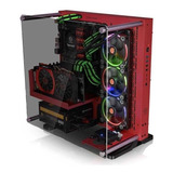 Gabinete Thermaltake Core P3 Tg Cristal Templado Rojo