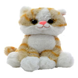 Gato Peluche Parado 20 Cm Ojos Vidriosos Phi Phi Toys 