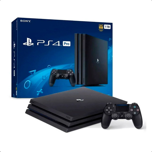 Sony Playstation 4 Pro 1tb Com 1 Controle - Ps4 Nota Fiscal E Garantia