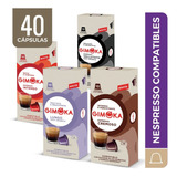 40 Cápsulas Nespresso Compat. Gimoka - 2 Packs Envío Gratis!