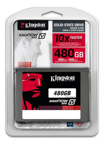 Ssd Internal 480gb Kingston Sata 3 Sv300s37a/480g 6 Gb/seg