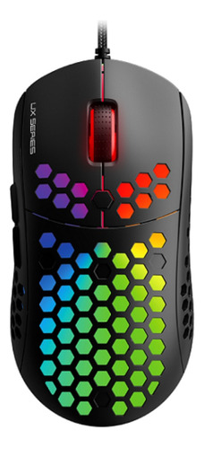 Mouse Gamer Fantech Hive Ux2 Black 12000dpi Rgb
