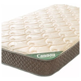 Colchon Cannon Exclusive 2p 130 X 190 X 25 + Cubre Colchon