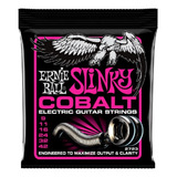 Cuerdas Ernie Ball 2723 Para Guitarra Eléctrica Cobalt 9-42