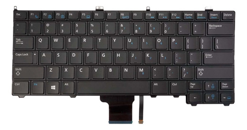 Teclado Estadounidense Con Repuesto Retroiluminado Dell Et5