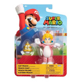 Jakks Mario Bros Peach Felino Super Mario World 3d