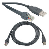 Cable Usb Para Lector Symbol Ls2208 Ls9208 Ls3578 Facturado Color Gris
