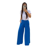 Joggin Palazzo Palaso Pantalon Modal Mujer Babucha Deportivo