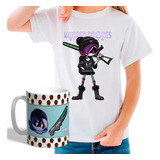 Remera Murder Drones - Combo Con Taza Plastica