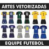 Artes Gráfica Vetores Para Equipe De Futebol