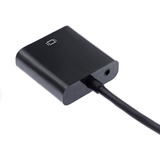 Soku Cable Convertidor Hdmi A Vga + Aux 3.5cm Para Tv Pc Laptop Color Negro