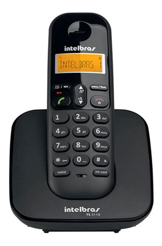 Telefone Sem Fio Intelbras Ts 3110 Preto