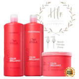 Combo Wella Brilliance 3x1 Para Cabelos Colorido - Promoção 