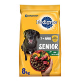 Alimento Pedigree Vida Plena Senior 7 + Años Para Perro Senior Todos Los Tamaños Sabor Carne Y Vegetales En Bolsa De 8 kg