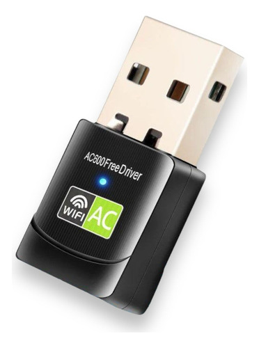 Adaptador Wifi Dual Band 2.4 / 5ghz 600mbps Wireless 5g Ac