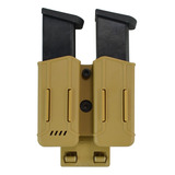 Porta Cargador Doble Polimero Tactico Universal 9mm .40 .45