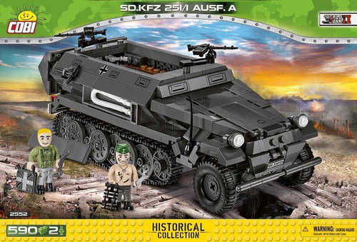 Cobi 2552 Sdkfz 251 Halfrack Modelo De Bloques Para Armar 