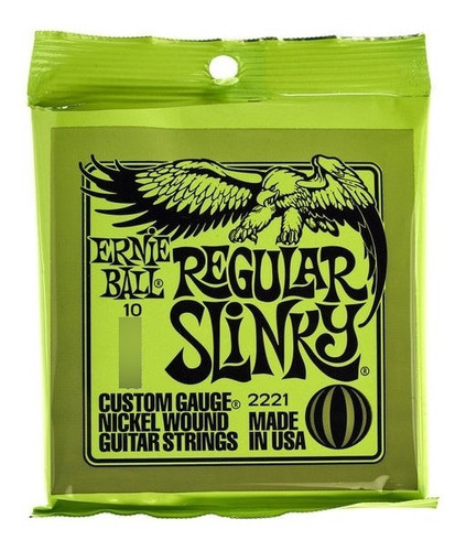 Cuerdas Guitarra Eléctrica Ernie Ball Regular Slinky 10-46