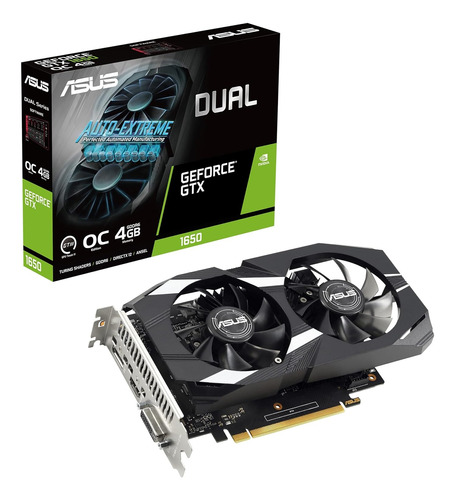 Placa Video Asus Dual Geforce Gtx 1650 V2 4gb Gddr6 P Oc Edi